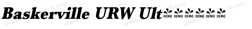 Baskerville URW Ult字体转换